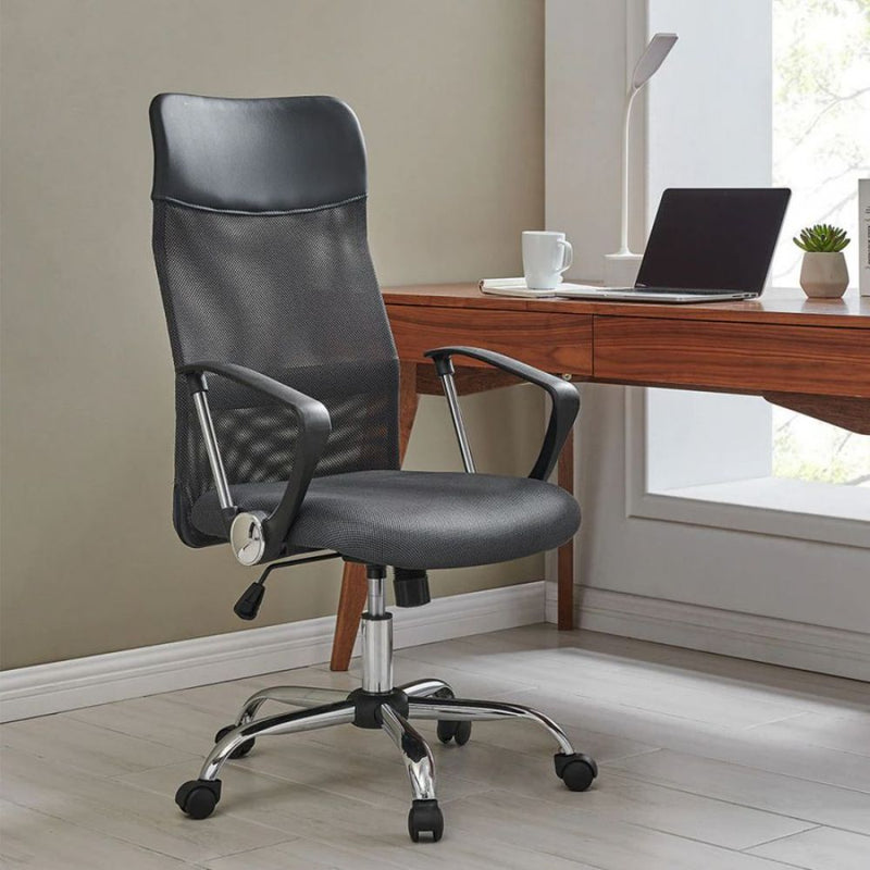 High Back Ergonomic chair in Grey Colour