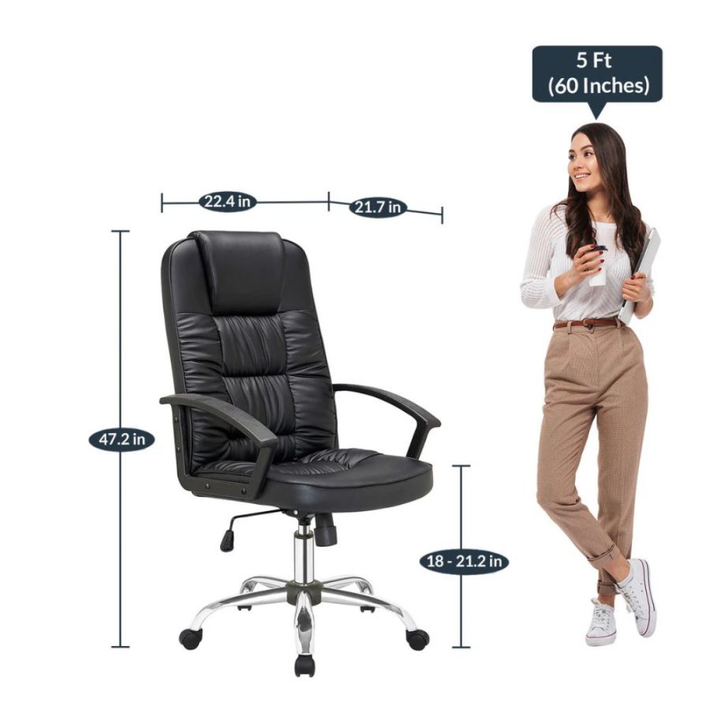 Cavett Ergonomic Chair in Black Colour