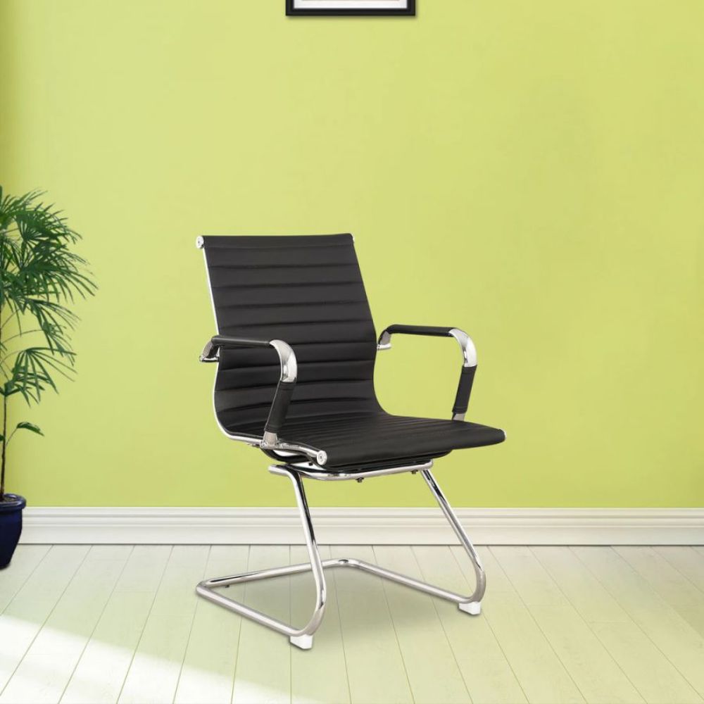 Holm Cantilever Chair in Black Colour