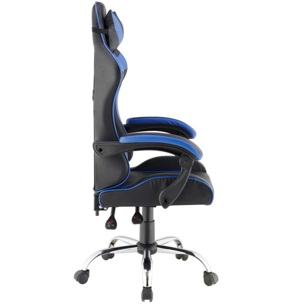 Quad Ergonomic Gaming Chair in Blue & Black Colour