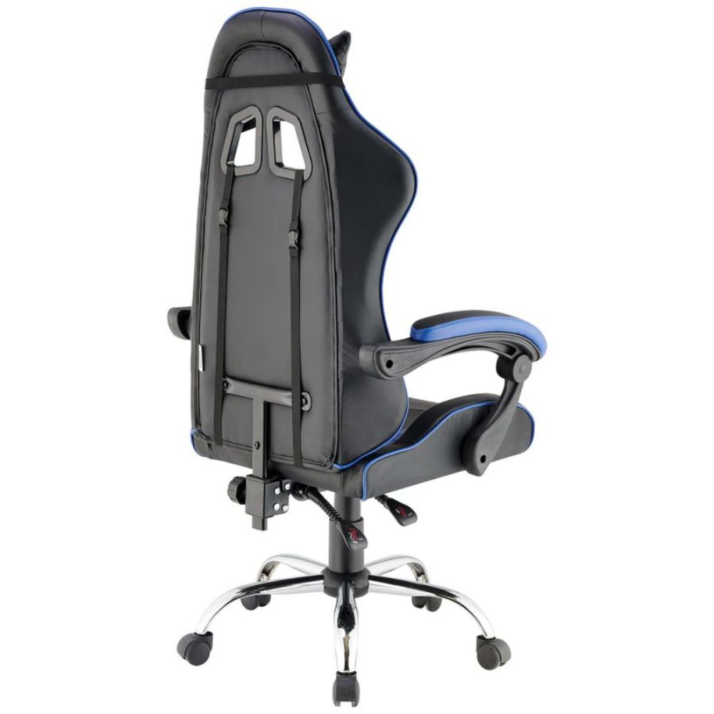 Quad Ergonomic Gaming Chair in Blue & Black Colour