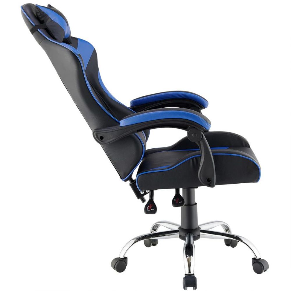 Quad Ergonomic Gaming Chair in Blue & Black Colour