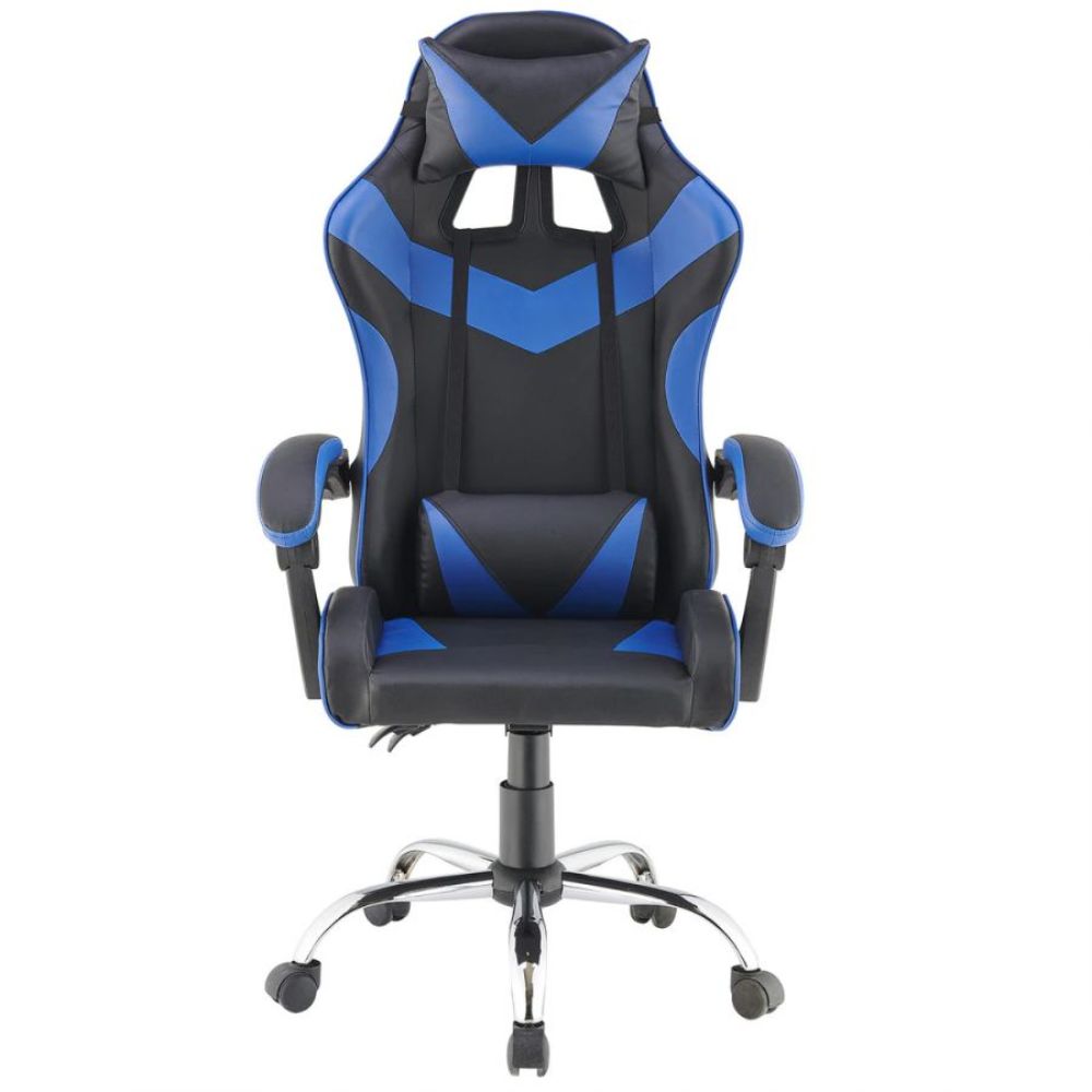 Quad Ergonomic Gaming Chair in Blue & Black Colour