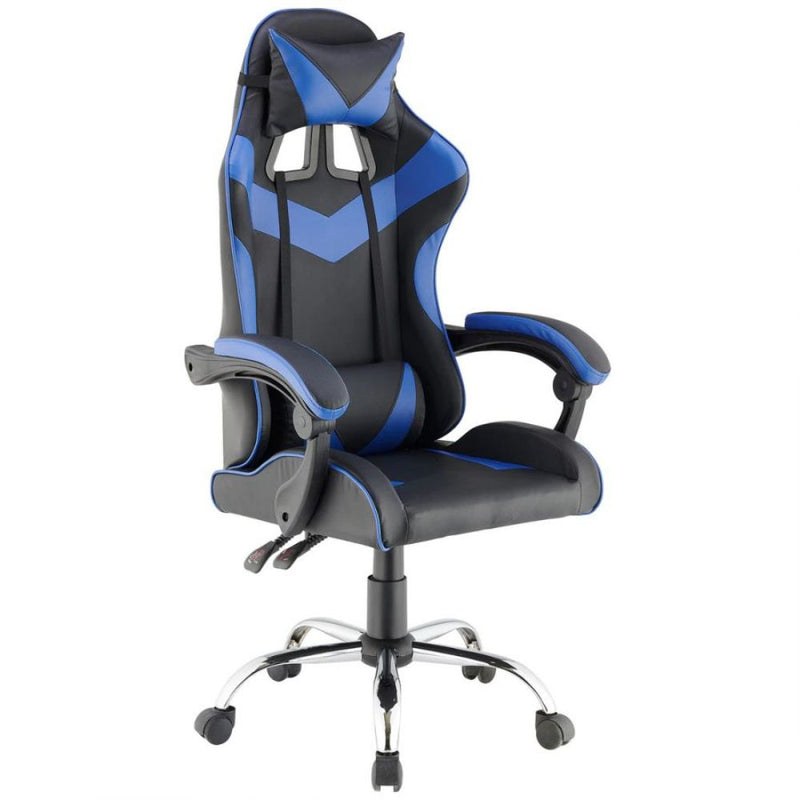 Quad Ergonomic Gaming Chair in Blue & Black Colour
