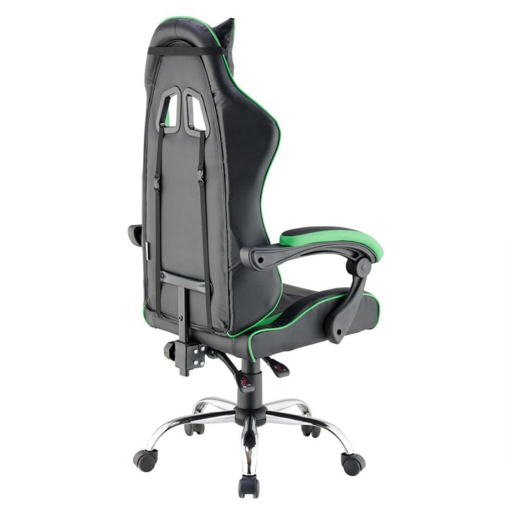 Quad Ergonomic Gaming Chair in Green & Black Colour