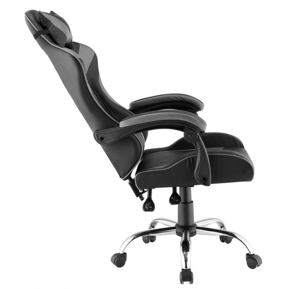 Quad Ergonomic Gaming Chair in Grey & Black Colour