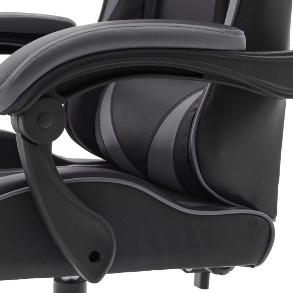 Quad Ergonomic Gaming Chair in Grey & Black Colour