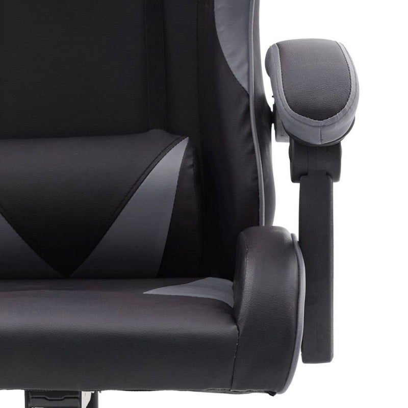 Quad Ergonomic Gaming Chair in Grey & Black Colour
