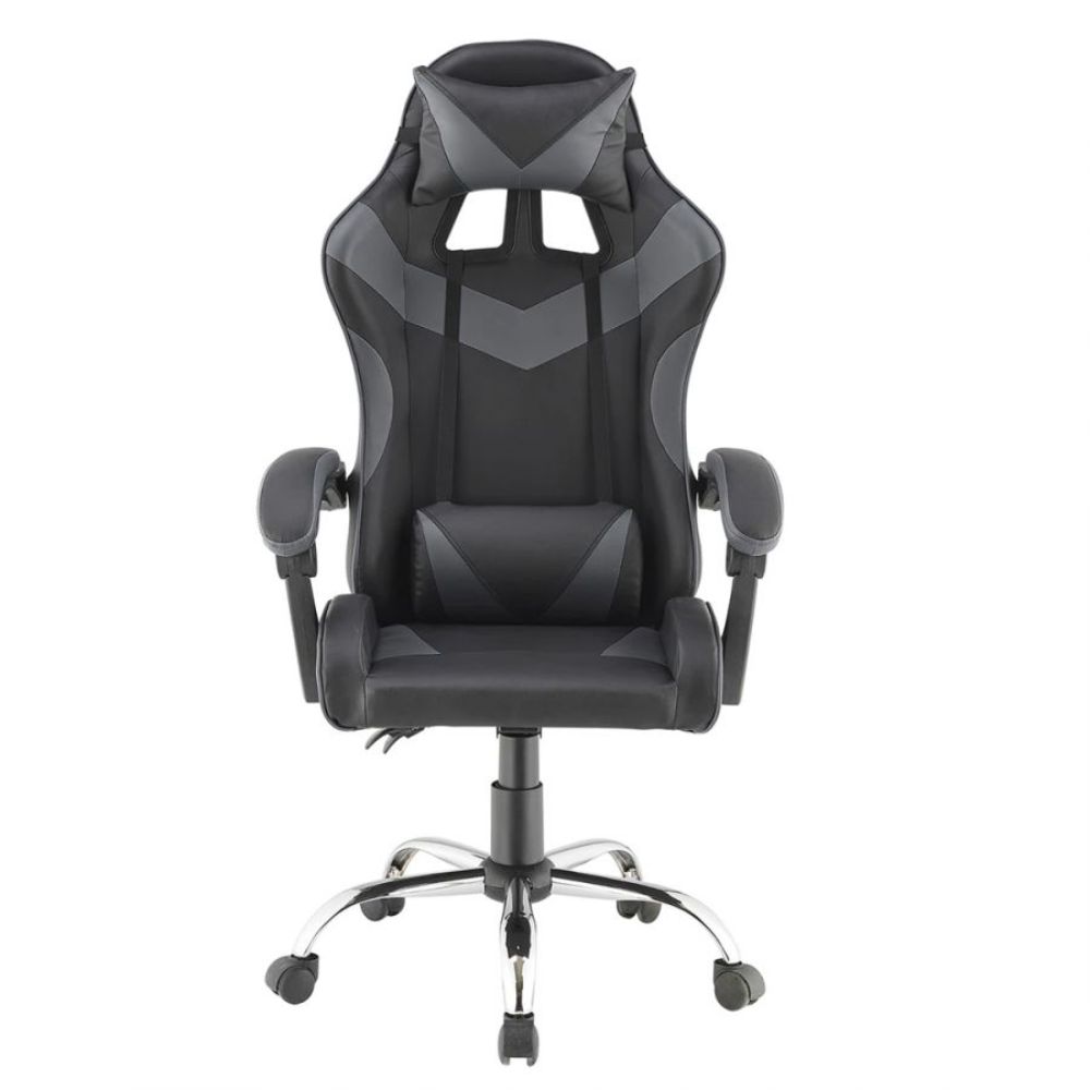 Quad Ergonomic Gaming Chair in Grey & Black Colour