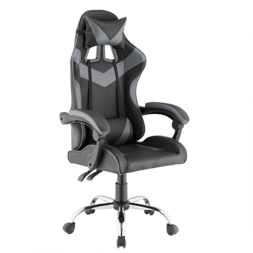 Quad Ergonomic Gaming Chair in Grey & Black Colour