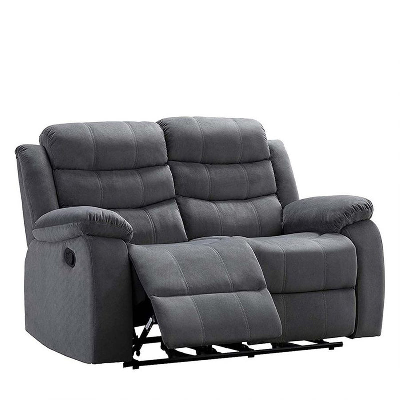 Rio 2 Seater Manual Recliner in Grey Colour