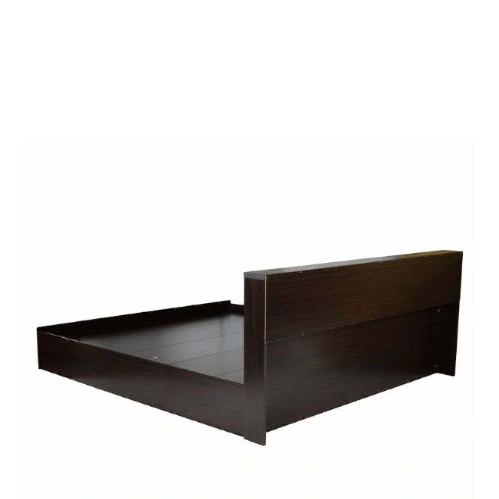 Classic king Size Bed with Storage in Wenge Finish