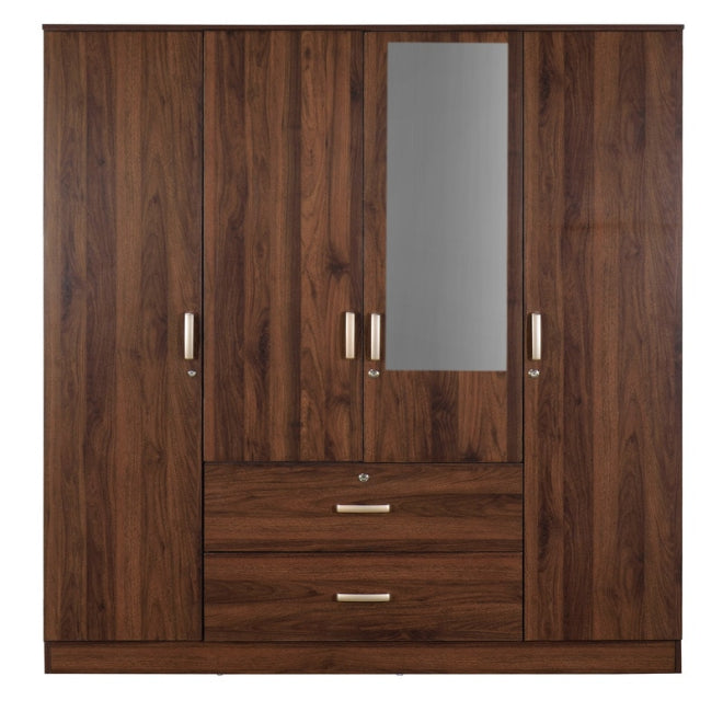 Isla 4 Door Wardrobe with Mirror