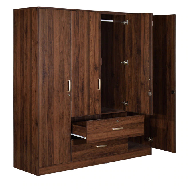 Isla 4 Door Wardrobe with Mirror