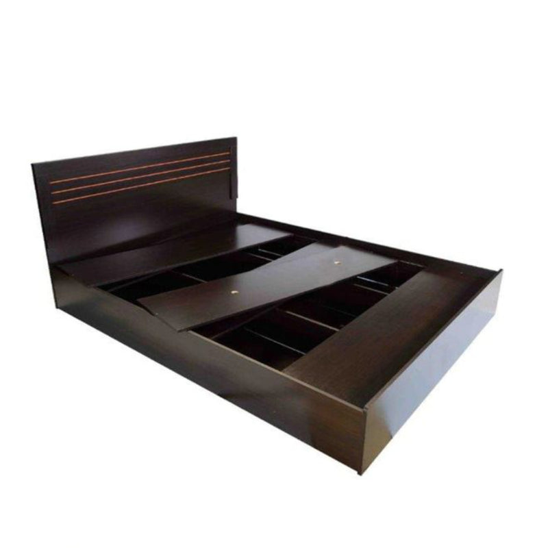 Billy Queen Size Storage Bed in Wedge Finish