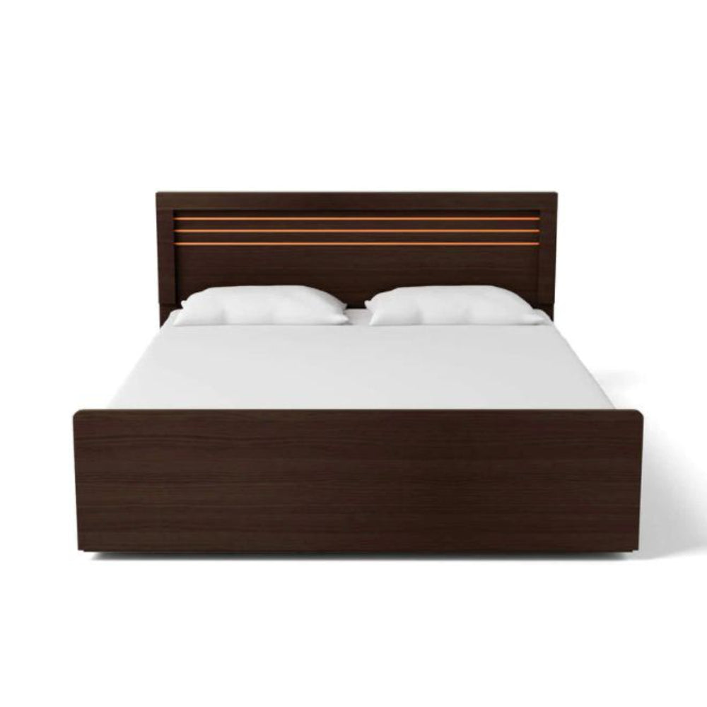 Billy Queen Size Storage Bed in Wedge Finish