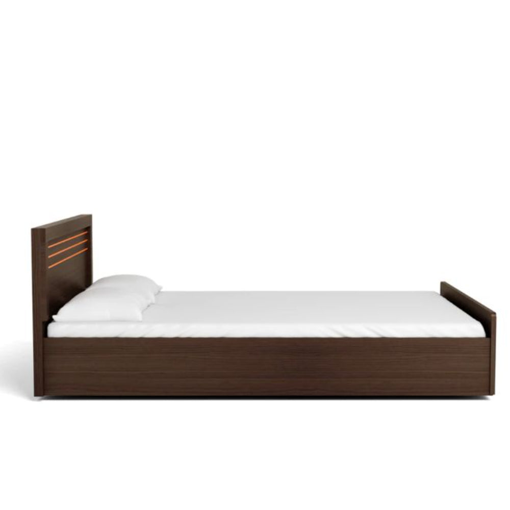 Billy Queen Size Storage Bed in Wedge Finish