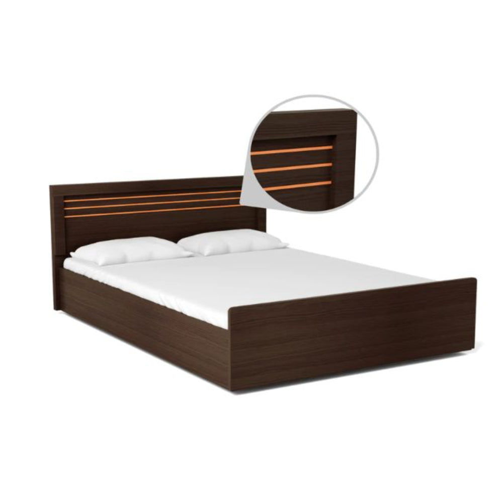Billy Queen Size Storage Bed in Wedge Finish