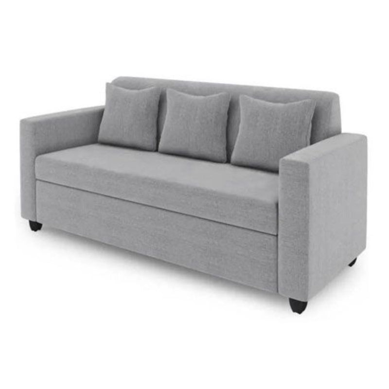 Bantia Mali Fabric 3 + 1 + 1 Light Grey Sofa Set