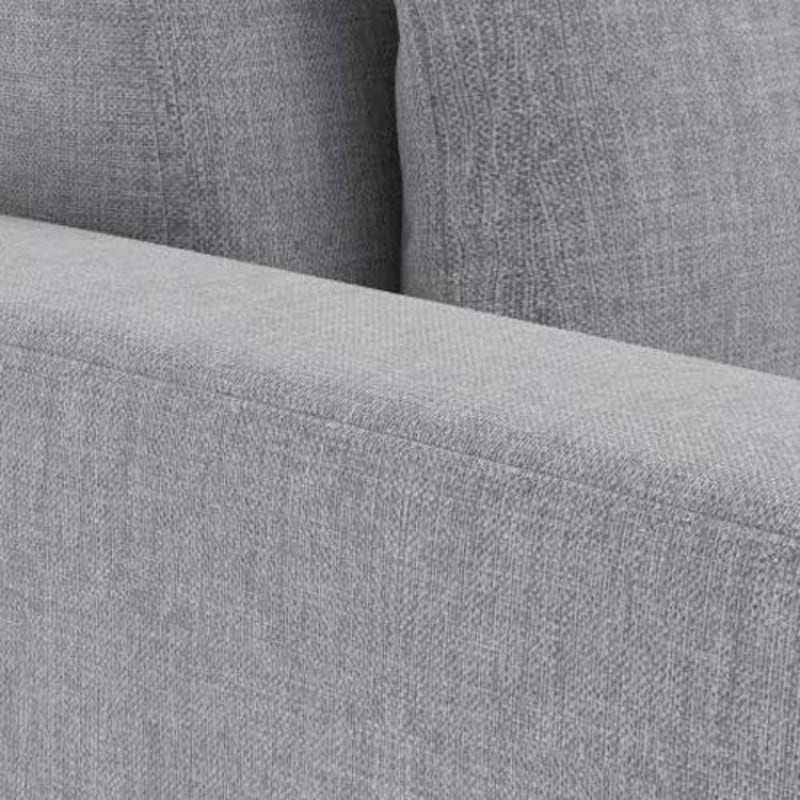 Bantia Mali Fabric 3 + 1 + 1 Light Grey Sofa Set