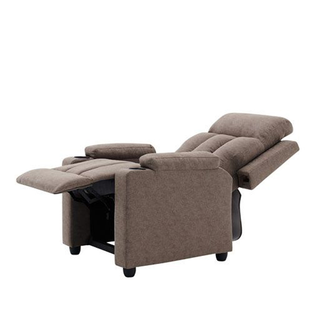 Metro Manual Push Back Recliner With Cup Holder