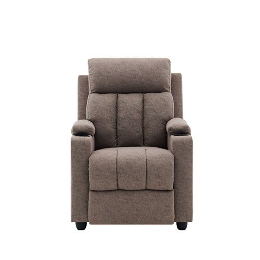 Metro Manual Push Back Recliner With Cup Holder