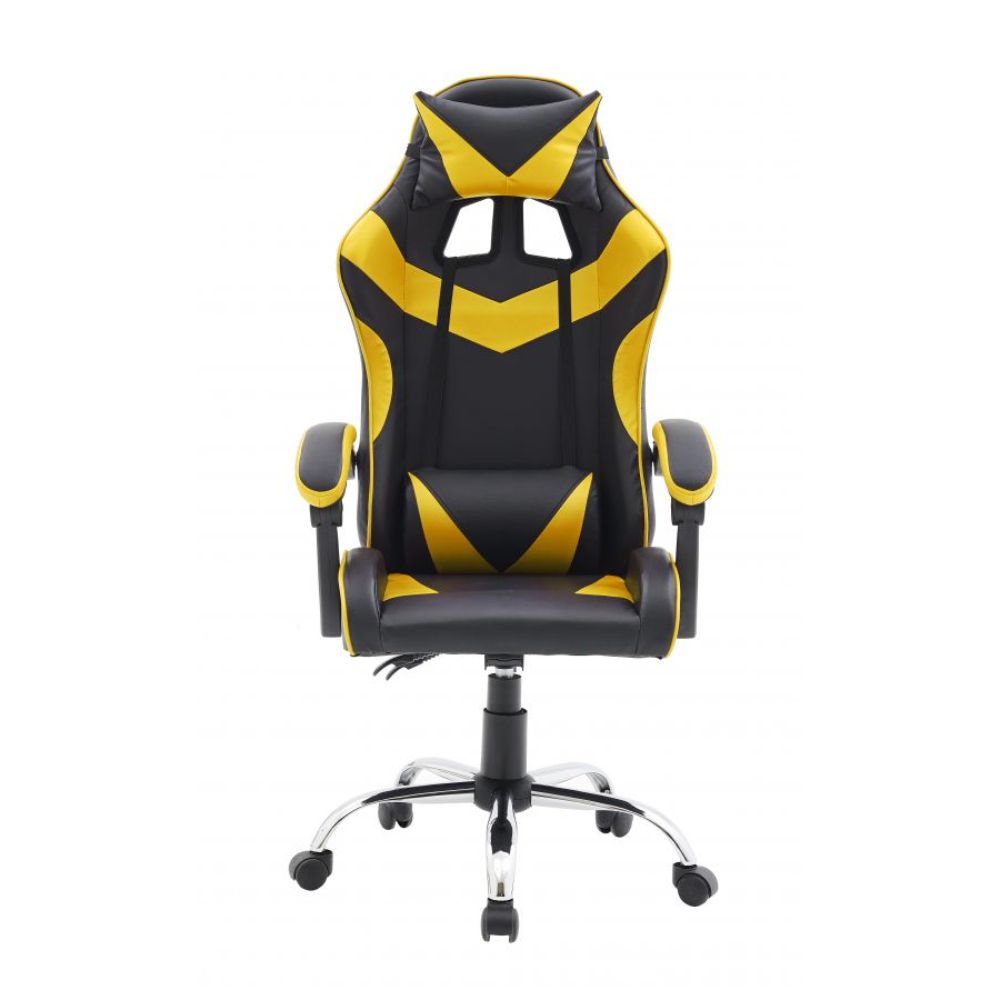 Quad Ergonomic Gaming Chair in Yellow Colour