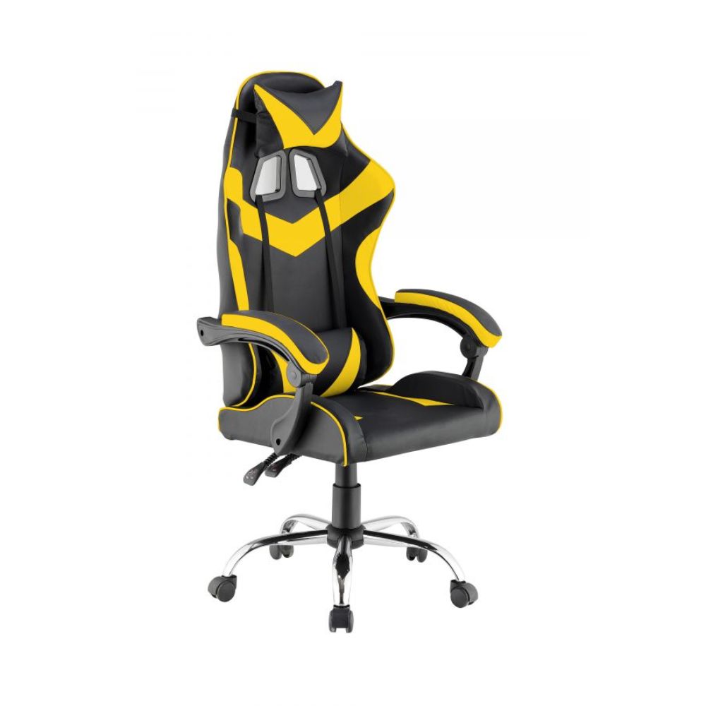 Quad Ergonomic Gaming Chair in Yellow Colour