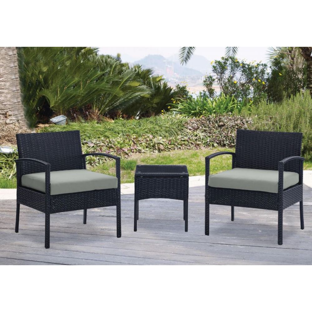 Warner Patio Set in Black Colour