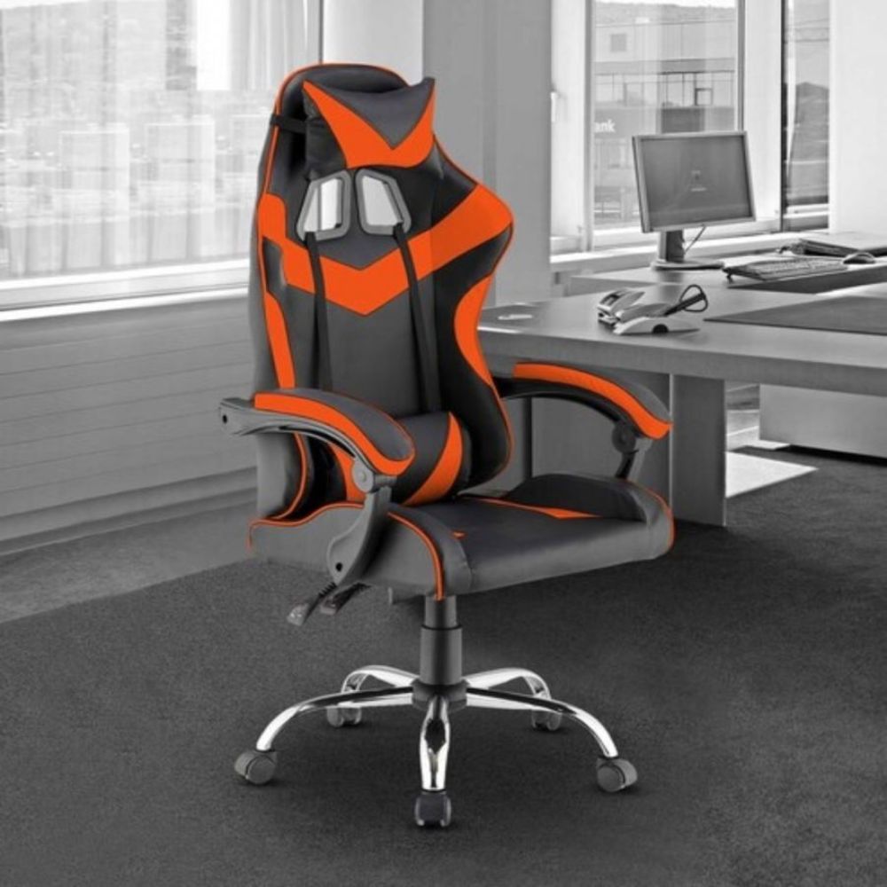 Quad Ergonomic Gaming Chair in Orange Colour